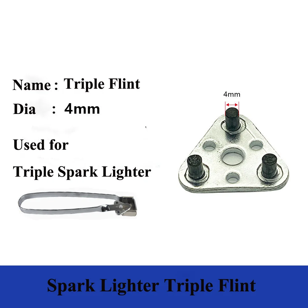 1pc Spark lighter stone Triple Flint Replacement for welding and cutting torch, long term lifetime welding accessories