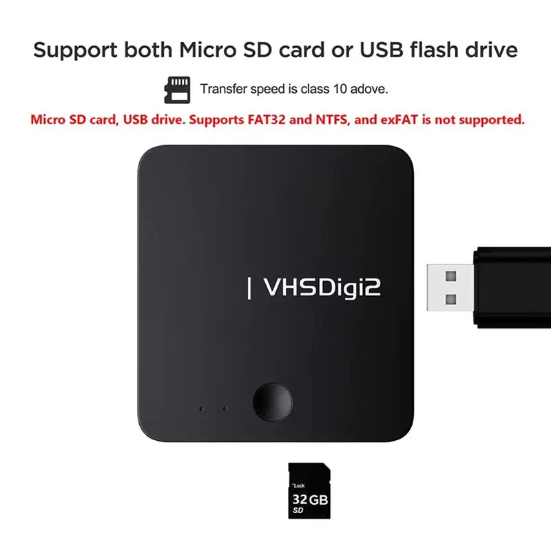 M52K-AV Video Recorder,Analog To Digital Conversion Converter Saving To SD/USB,For VHS, VCR, S,RCA, Hi8, Camcorders, DVD Players