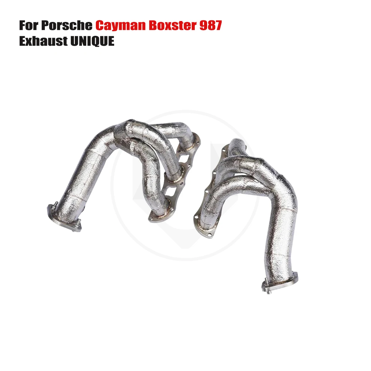 UNIQUE for2006-2010 Porsche cayenne 957 3.6L 4.8L 4.8T Manifold Header with Heat Shield High Performance SS304 Exhaust System