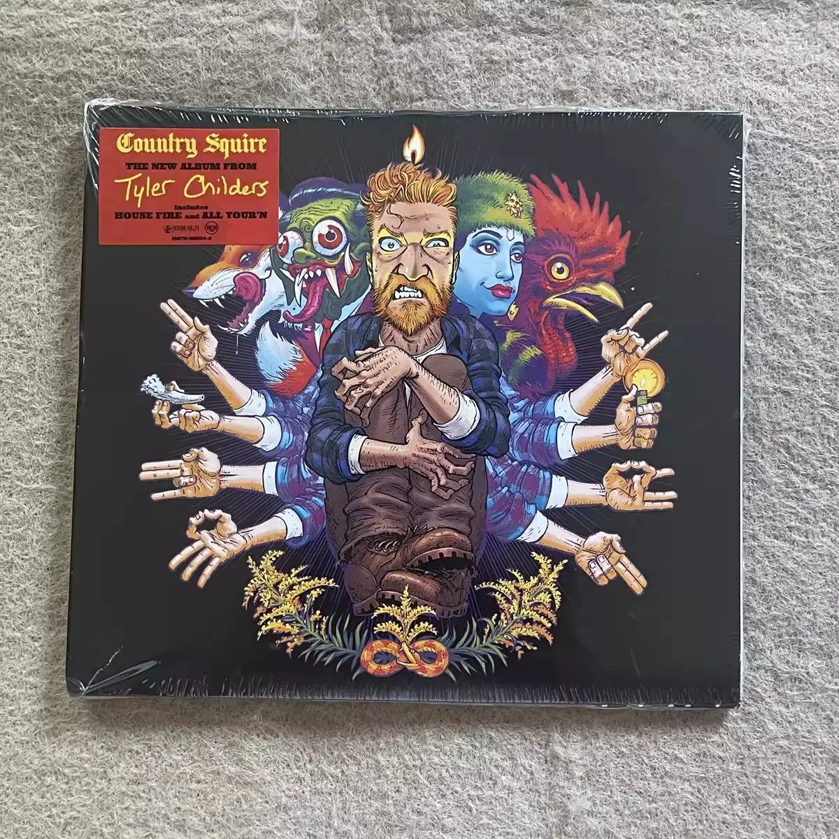 

Tyler Childers Country Squire CD Authentic Country Music Traditional Folk Country Stories Rich Vocals for Country Music Fans