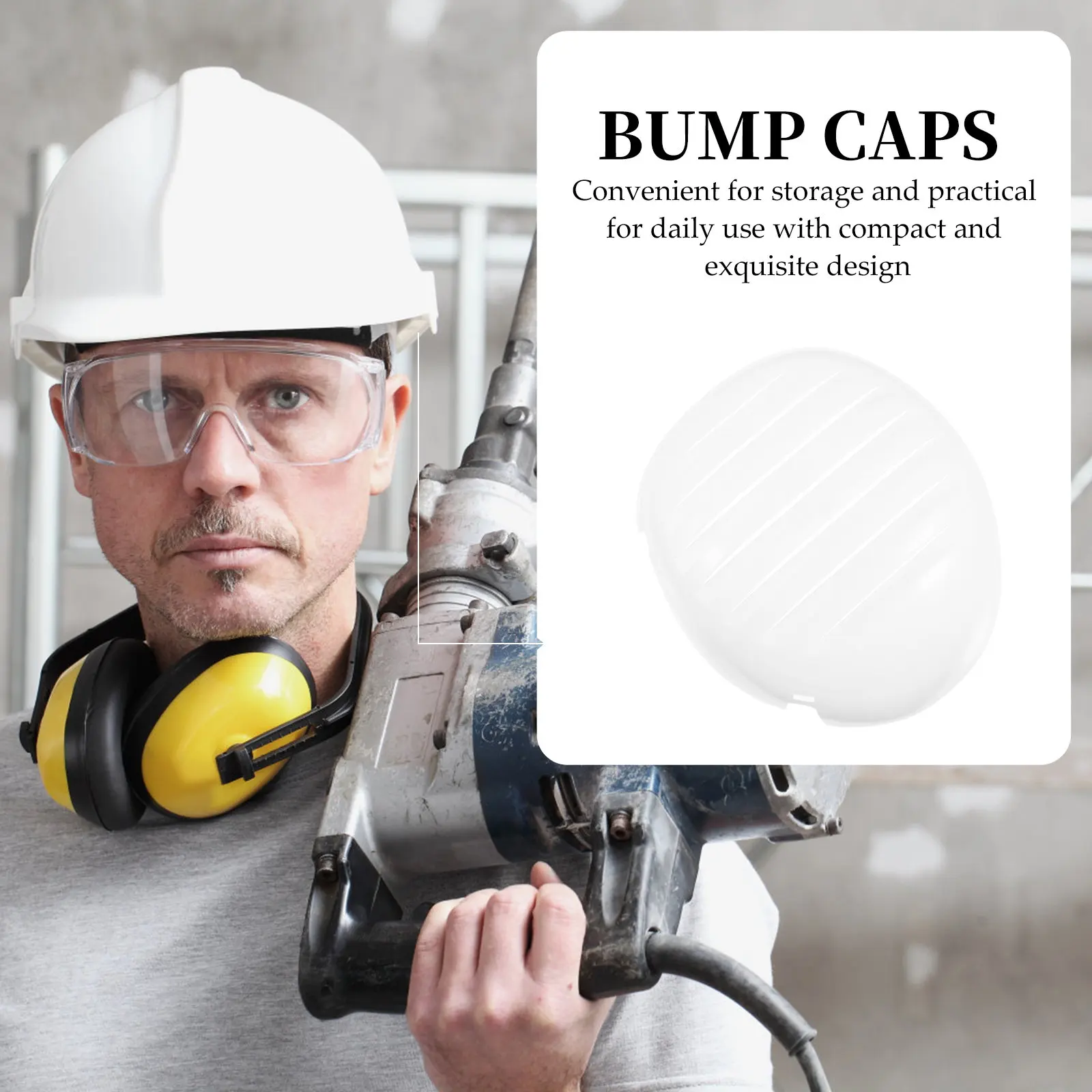 

2Pcs Universal Bump Caps Inserts for Baseball Hats Lightweight Protective Head Safety Helmets Anti Collision Work Safety Gear