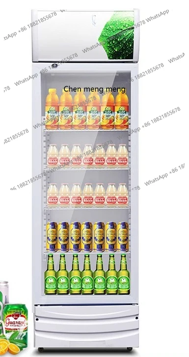 

Fresh milk bar, fruit scoop beverage display cabinet, refrigerated vertical beer preservation cabinet