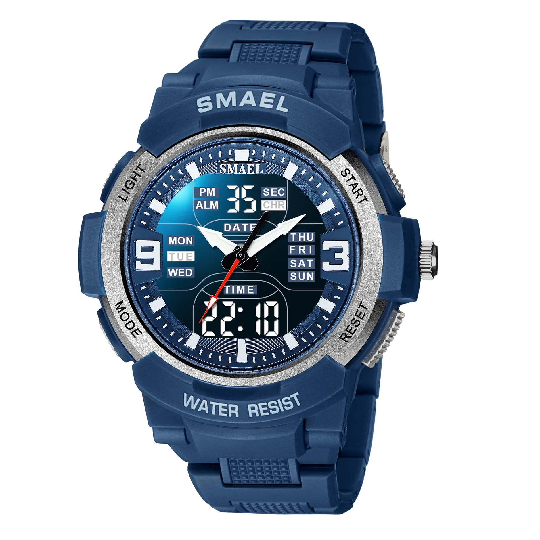 SMAEL Digital Watch Man 2023 New Chronograph Sports Watch For Men Waterproof 5 Bar Quartz Wristwatches reloj hombre 1912