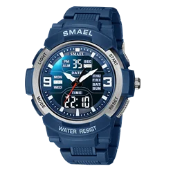 SMAEL Digital Watch Man 2023 New Chronograph Sports Watch For Men Waterproof 5 Bar Quartz Wristwatches reloj hombre 1912