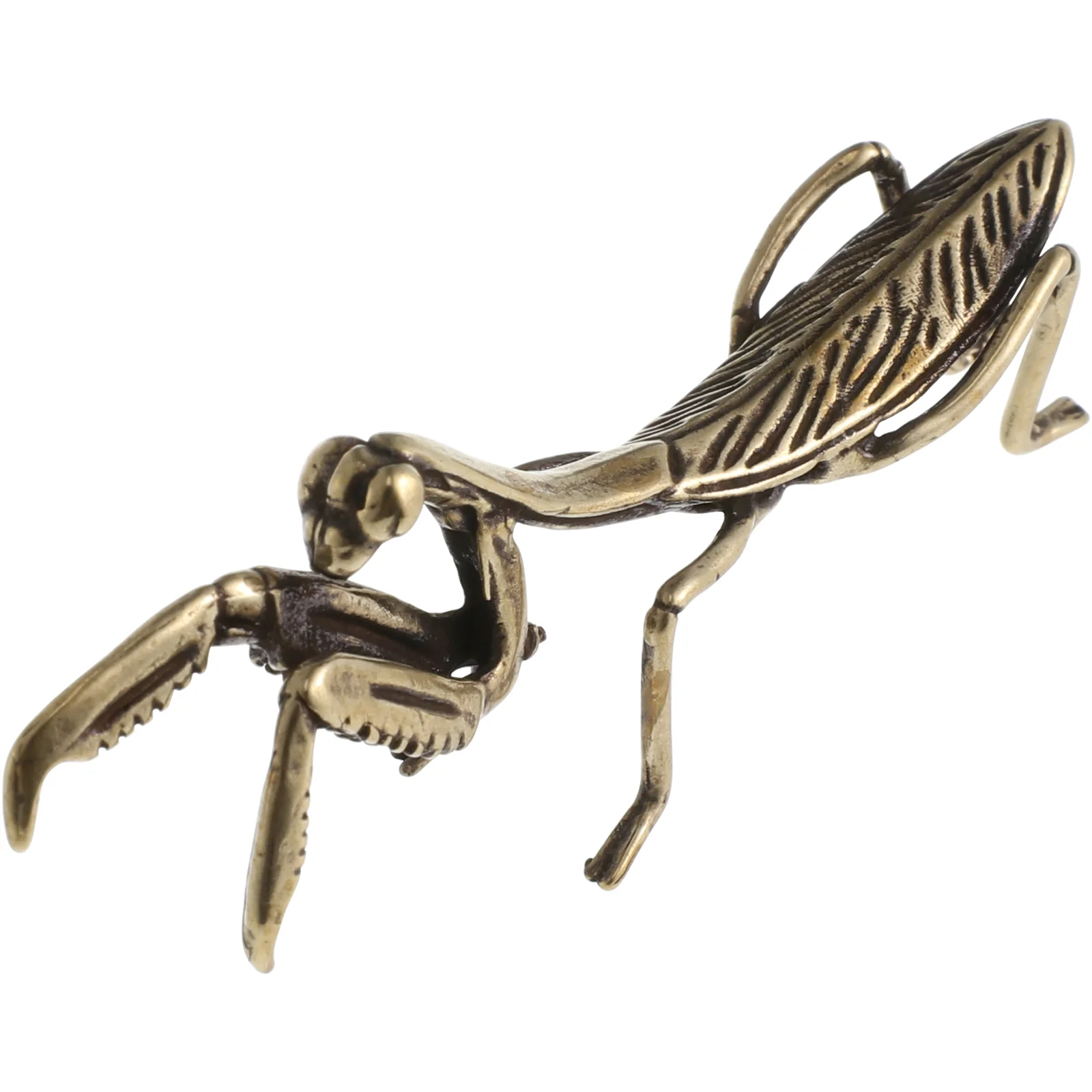 Figurines Praying Mantis Ornament Outdoor Playset Brass Desktop Decor Insect Crafts Office