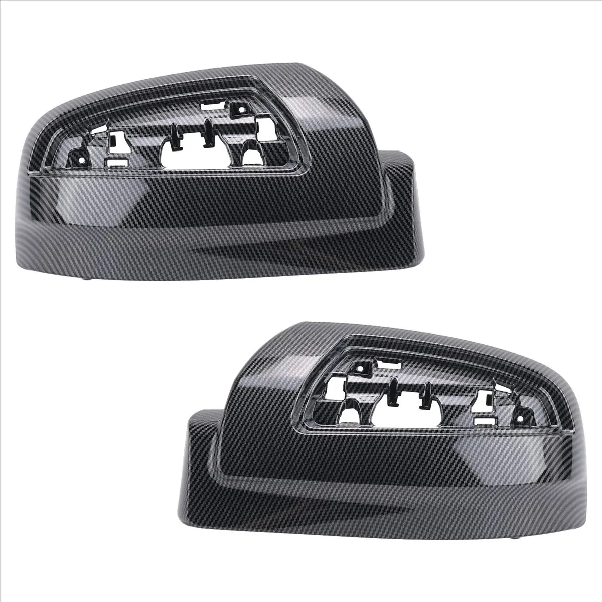 #65U (Carbon Fiber Pattern)Car Carbon Fiber Rearview Side Glass Mirror Cover for Mercedes-Benz,Automotive Parts & Accessories