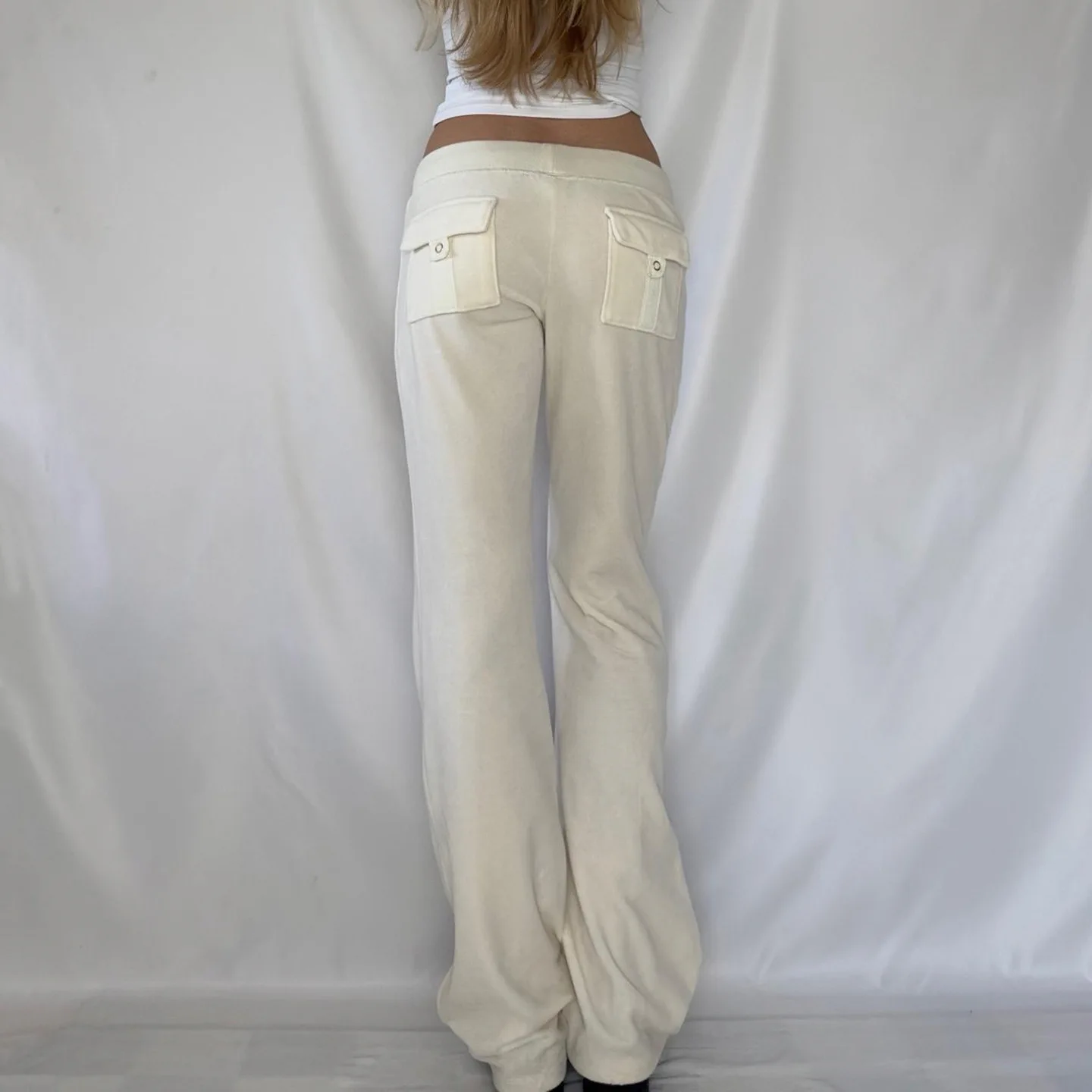 Spicygirl Patchwork Tie up Sweatpants Street Sle Low Waist Straight Leg Ladies Casual Pants Autumn Season China Made