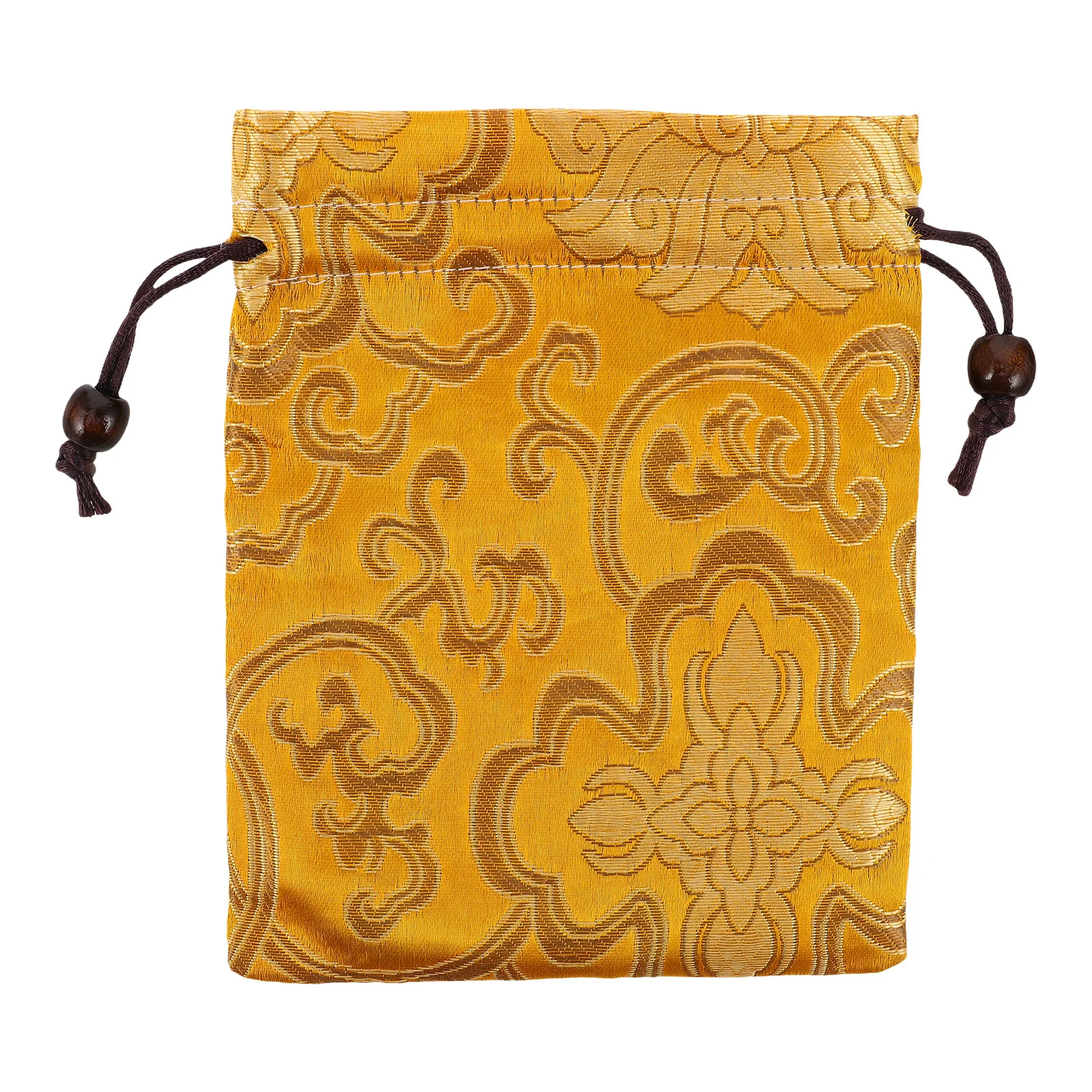 

Silk Brocade Embroidered Drawstring Pouch for Singing Bowl Storage Small Jewelry Bag Traditional Chinese Pouch Portable Elegant
