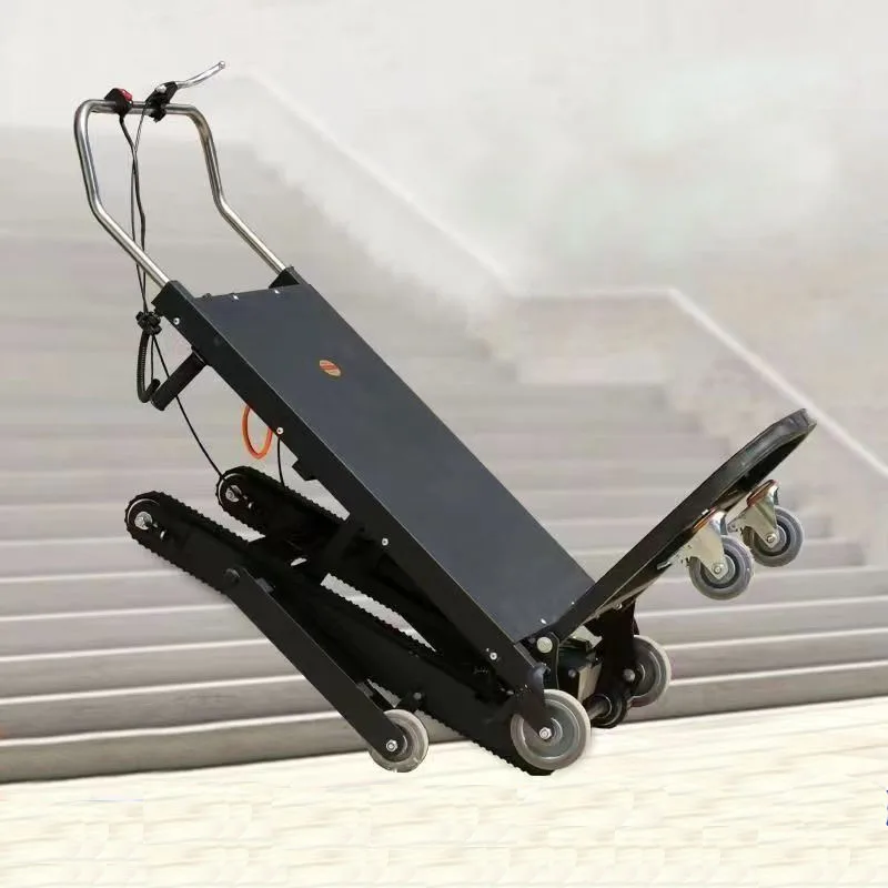 Electric Power Trapklimmer Klimwagen Stair Climber Battery Crawler Stair Climbing Dolly Cart With Belt