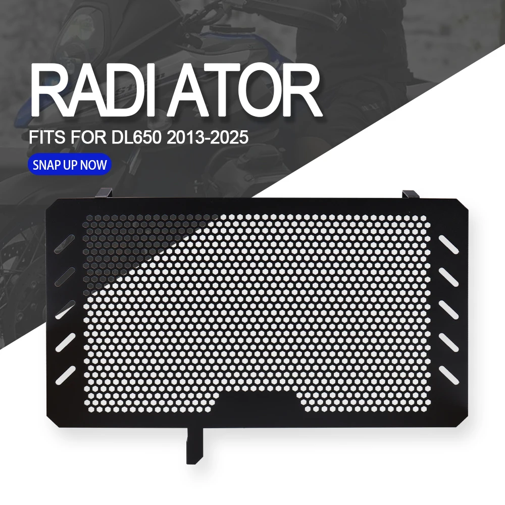 FOR SUZUKI V-STROM VSTROM DL650 DL 650 2013-2025 Motorcycle Radiator Protective Grill Cover Guards Cooler Grille Cover Protecter