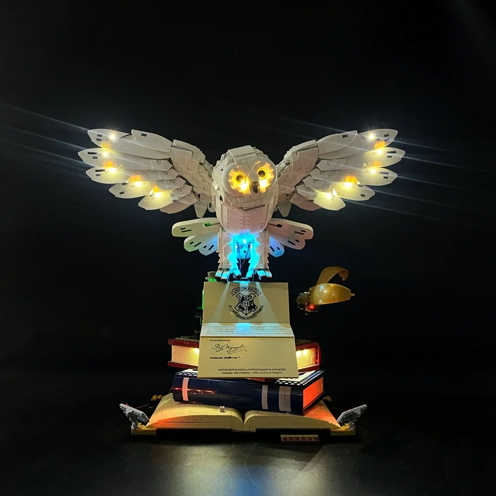 LED Light Compatible For 76391 Hedwig Building Blocks Lamp Remote Control (Not Include Building Blocks) Christmas Birthday Gift