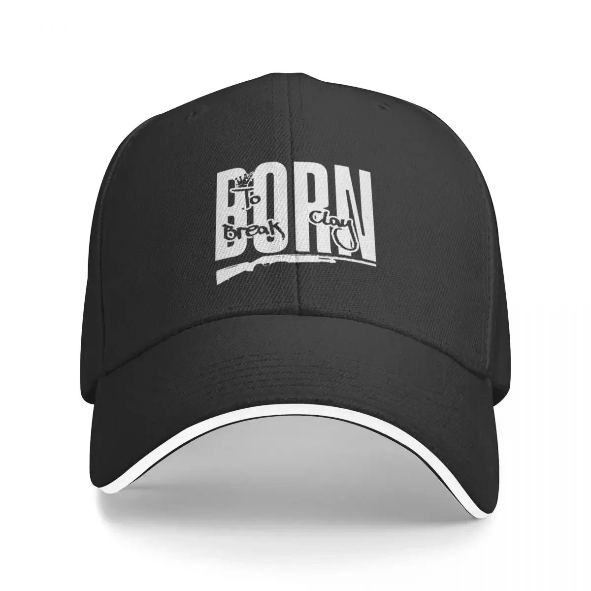 Born To Break Clay Skeet Shooting Trap Shooting Clay Pigeon Retro Vintage Style Baseball Cap