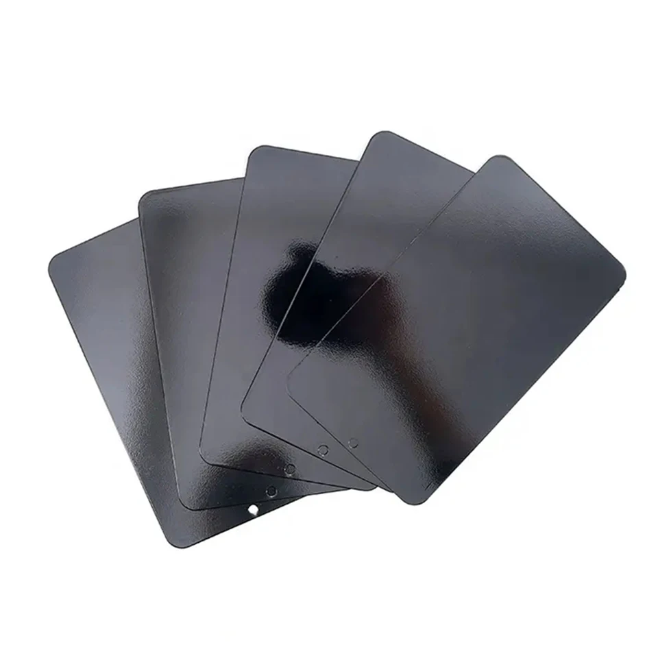 

Black Metal TPU PPF Films Scratch Testing Plate Car Paint Protection Film Coated Gravelometer Test Iron Panel MO-620T