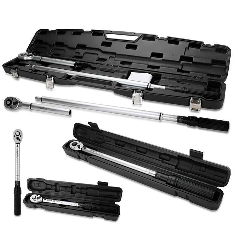 WISRETEC High-Precision 1/2 3/8 1/4  Torque Wrench Multifunctional Professional Auto Repair Mechanical Hand Tool