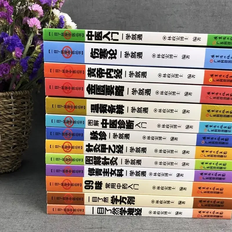 13 Books TCM Must-read Series Self-study Introductory Book Yellow Emperor's Internal Classic Acupuncture Medicine BasicTheory