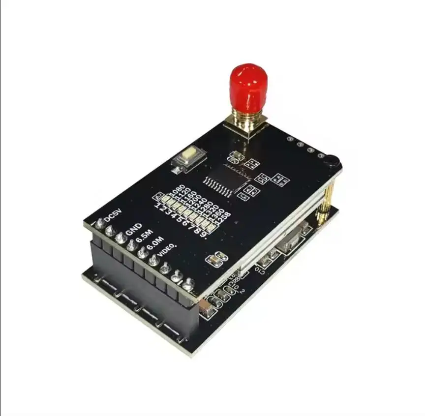 Fpv vrx 1.2g/1.3g de longo alcance com saída av 9ch receptor de vídeo rc drone óculos monitor para quadcopter controlador de vôo carros rc