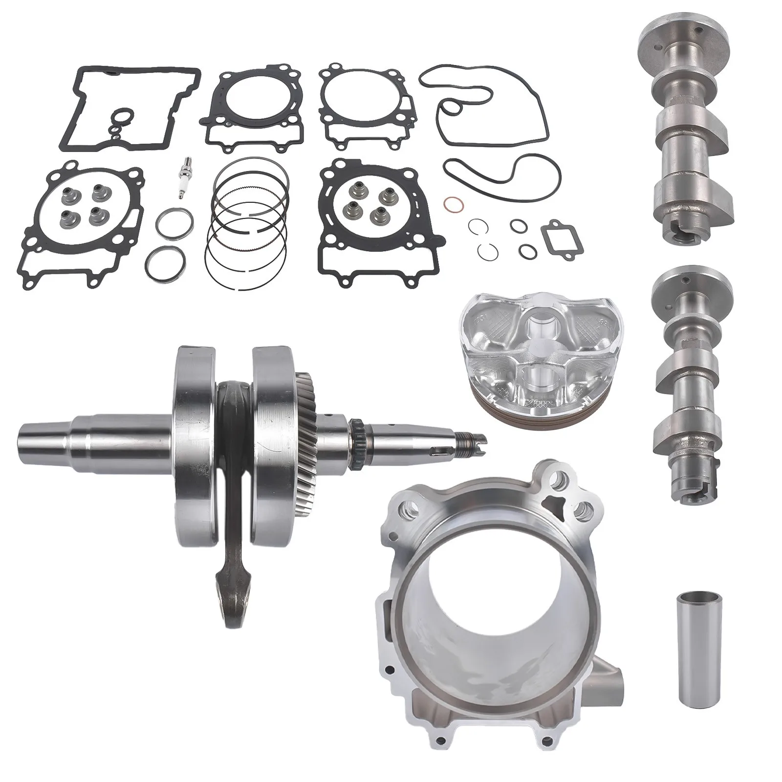 For Polaris 570 450 Engine Rebuild Kit W/Gasket Set+2 Camshafts Replace# 2204729