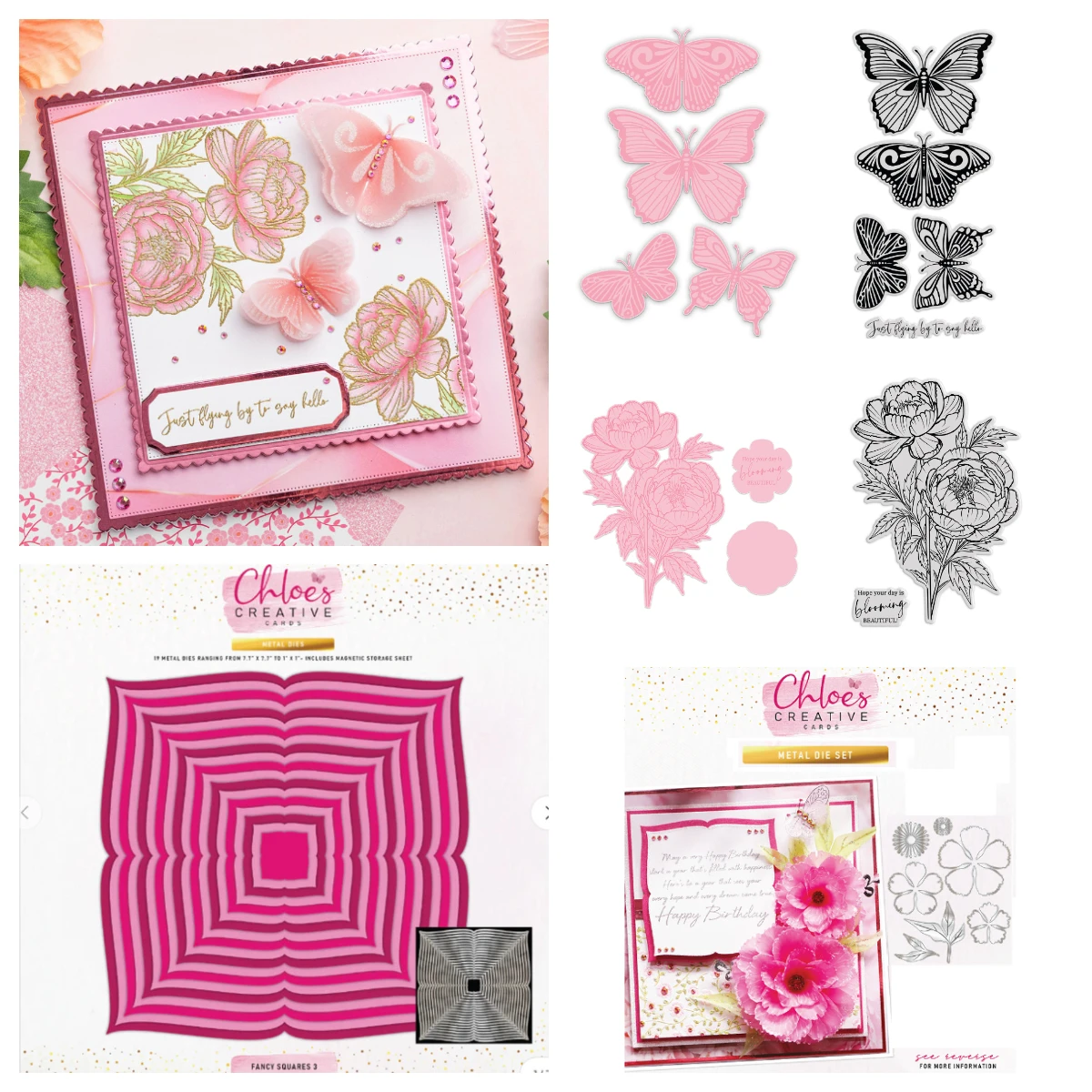 

Peony Creative Cards Die & Stamp Frames Metal Cutting Dies Stamps DIY Scrapbooking Album Stamp Paper Card Embossing New Die Cut