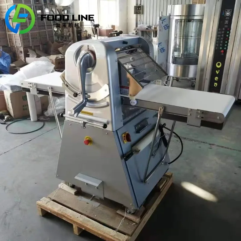 

Commercial Automatic Dough Sheeter Machine China Bakery Industrial Pizza & Croissant Electric Pastry Roller Rolling Flour