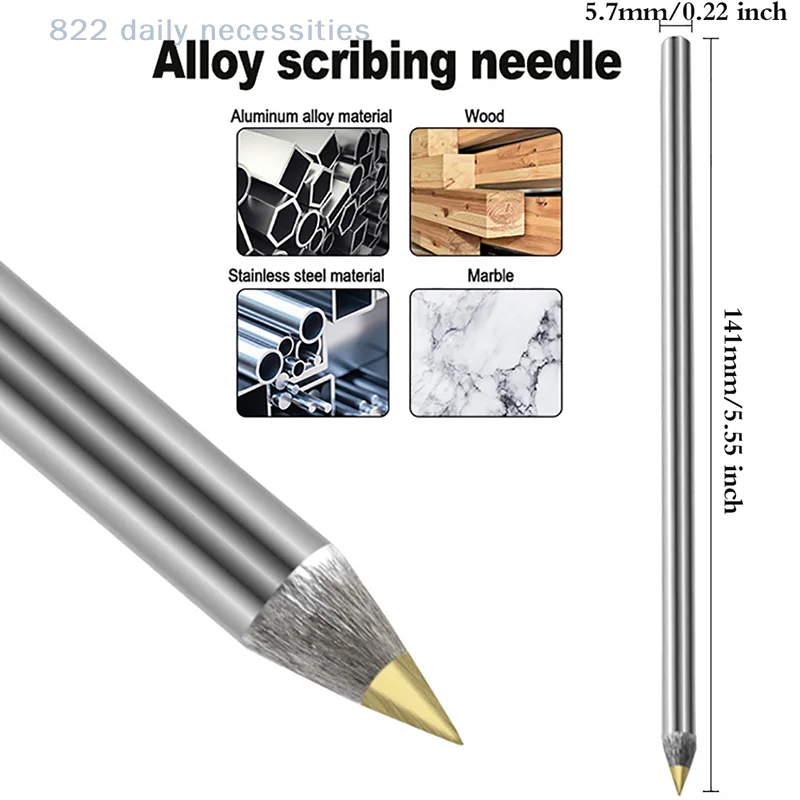 Alloy scribe pen Metal Wood Cutting Marker Pencil metalworking woodworking Hand Tools Carbide Scriber Pen for Glass Tile cutting