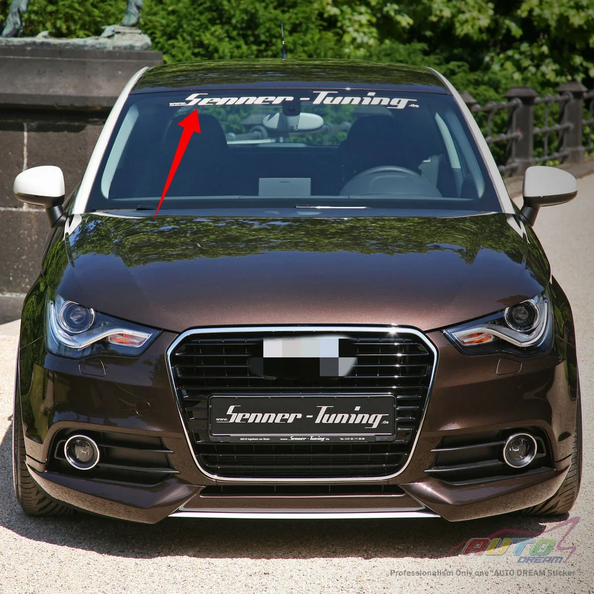 Car Styling and Decals for Germany Sponsor Tunning Modified Truck Auto Window Front Windshield Stickers