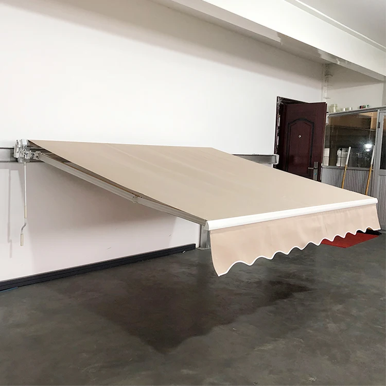 Factory Made Retractable Hand Awning for Sun and Rain protection
