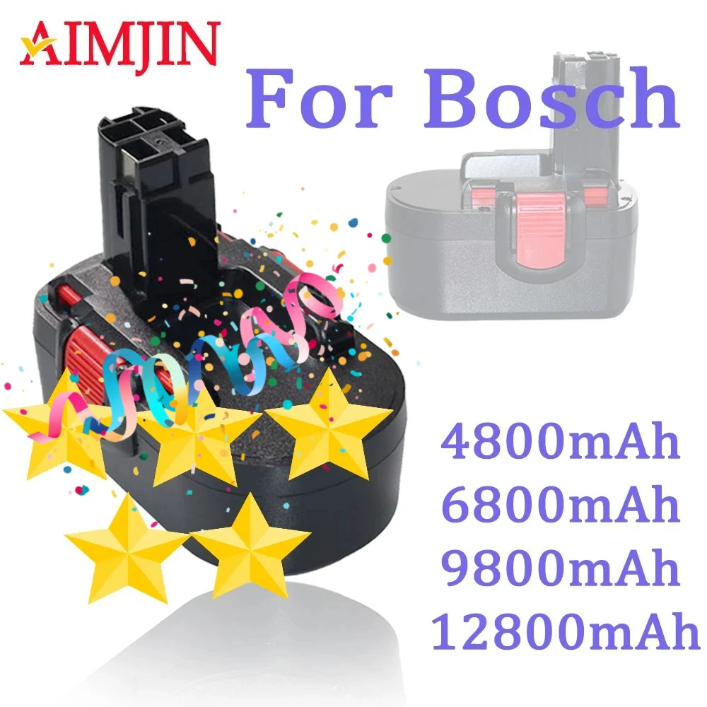 

For Bosch 18V 4.8/6.8/9.8/12.8Ah Remplacement Battery BAT025 BAT026 BAT160 2607335277 2607335535 2607335735 PSR 18 VE-2 GSR