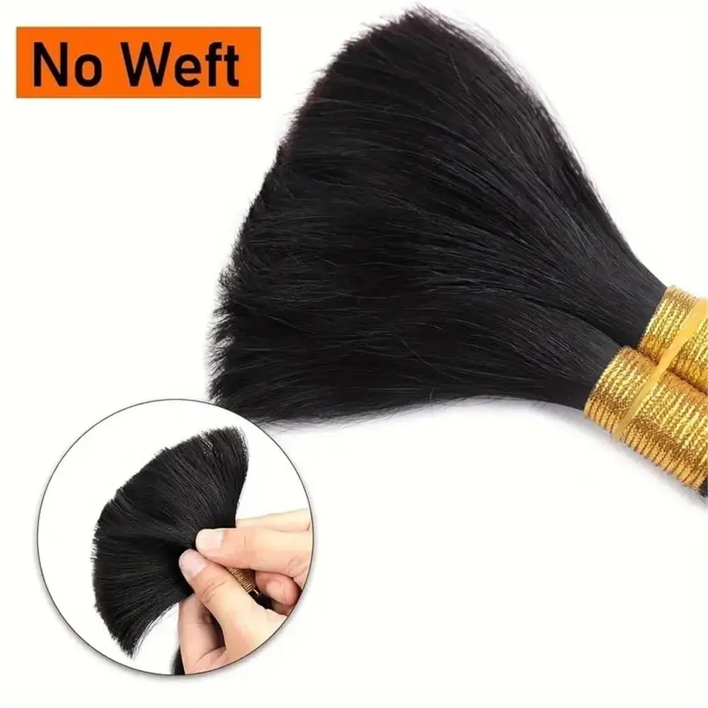 

Объемные волосы без утка, 100% человеческие волосы, 50 г, 100 г, упаковки, 12-26 дюймов, пучки волос произвольной длины, наращивание волос Remy