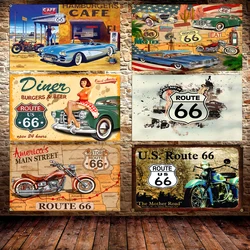 FLAGDOM USA Historic West Us Route 66 Flag United States US Route 66 Motorcycle Biker Rider Retro USA Flags and Banners