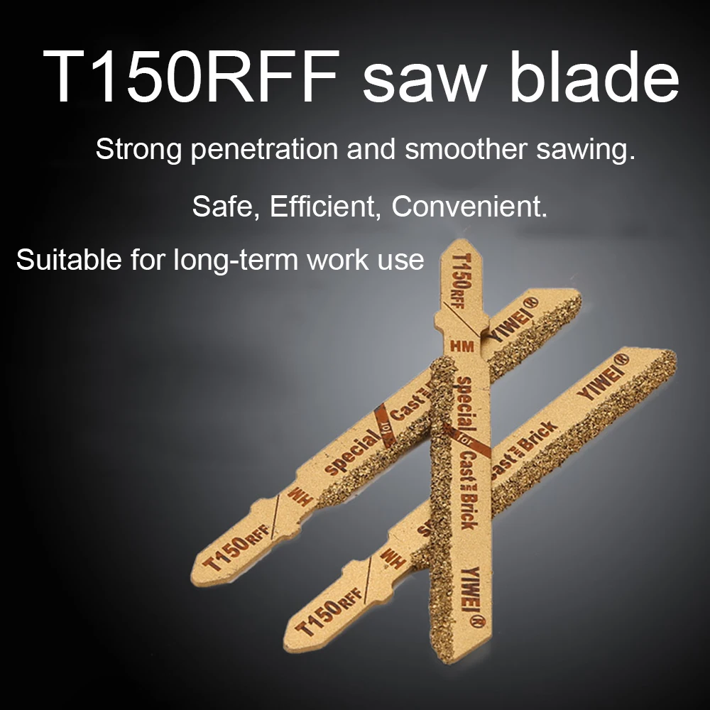 5PC Horseback Reciprocating Saw Blade T150RFF Hard Alloy Multifunctional Ceramic Marble Tile Cutting Curve Saw Blade