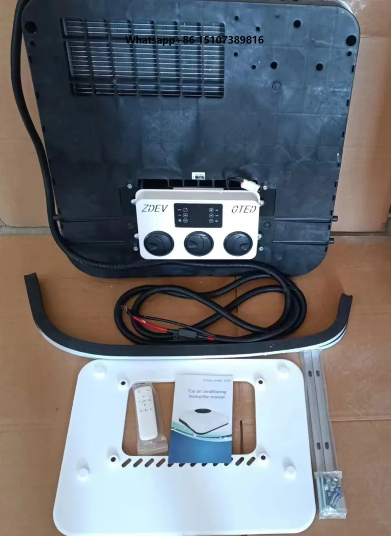 12V/24V Car Truck Truck Electric Variable Frequency Parking Air Conditioner Universal Cooling Heating DC 12V 24V RV Rooftop