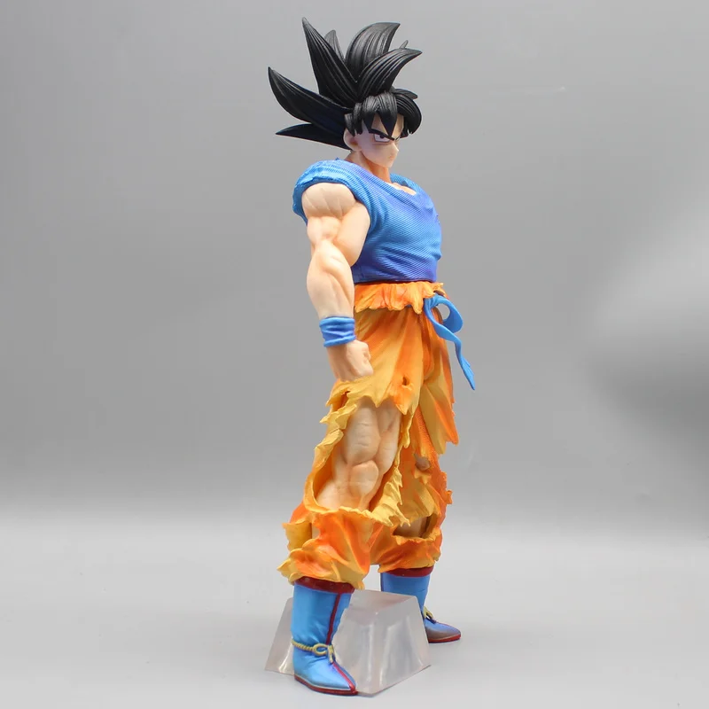 GK Dragon Ball Black Hair Free Ultimate Intent Skill Sun Goku 29cm Awakening Handmade Model GK Statue Ornament Anime Peripheral