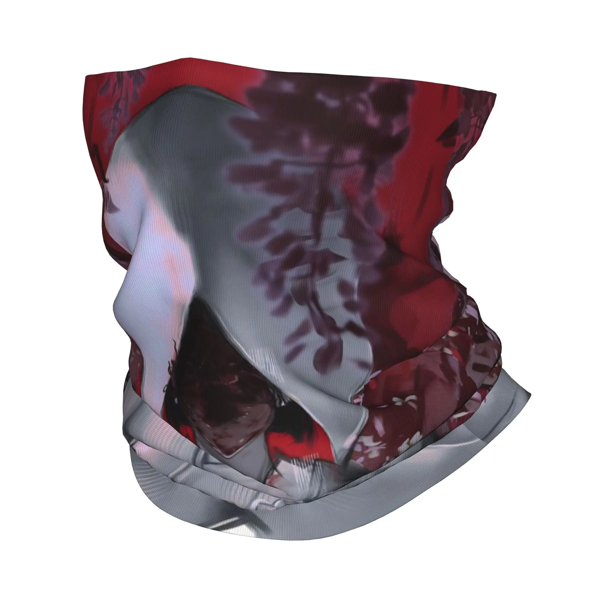 Silent Hill F Bandana Neck Gaiter Printed Horror Video Game Face Scarf Warm Balaclava Outdoor Sports Unisex Adult Winter