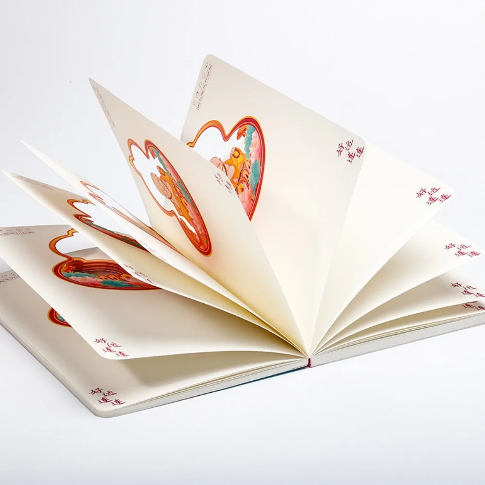 Lucky Streak Культурная и креативная резьба по бумаге Блокнот Волшебный бумажный дом 3D Стерео резьба по бумаге Ручной аккаунт