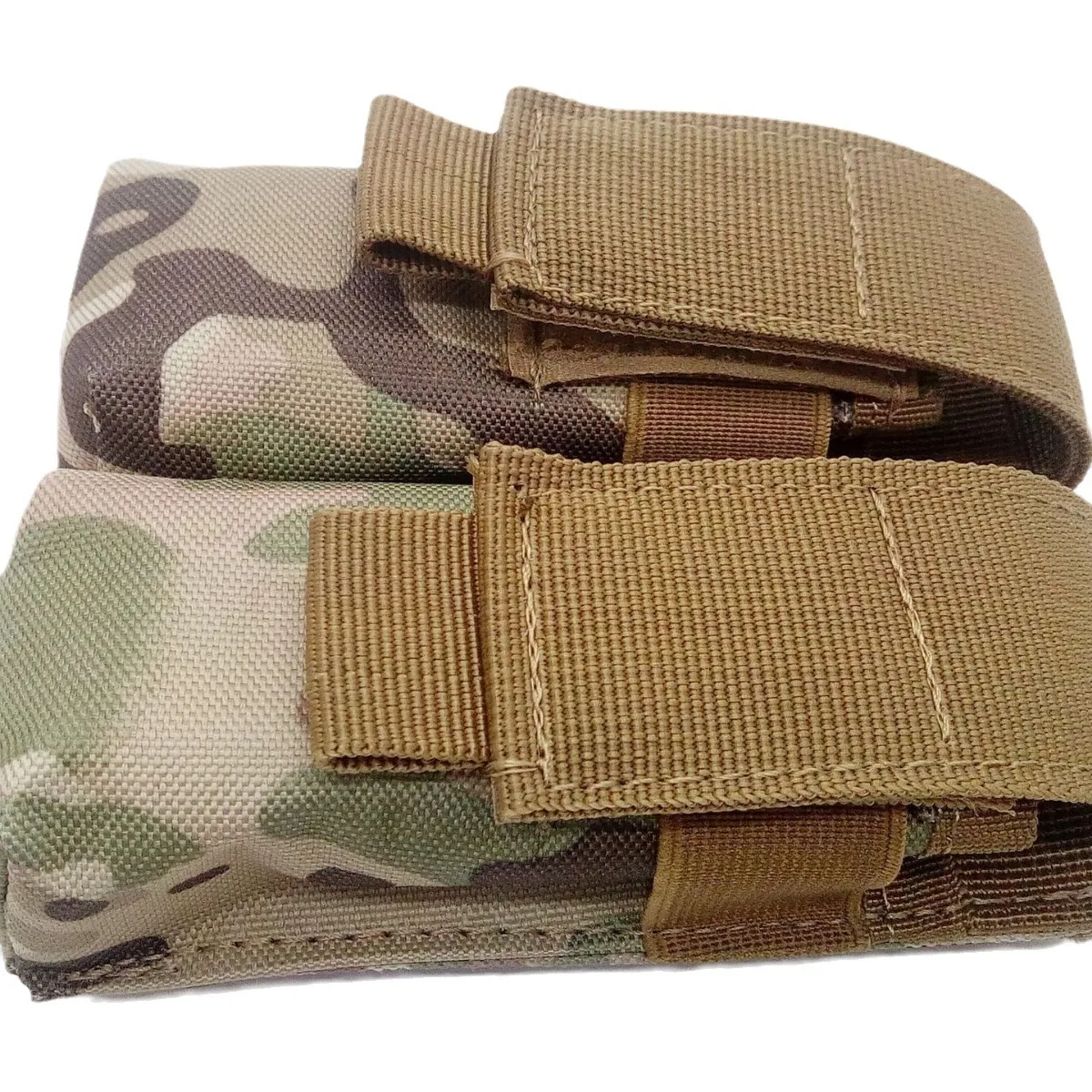 Magazine Pouch Single Double Magazine Pouch Outdoor Molle Open Top 9mm Magazine Pouch for Glock M1911 92F Flashlight Bag - view 4