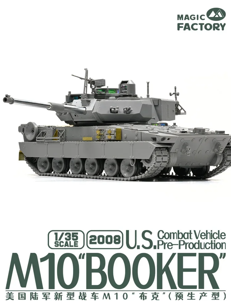 Magic Factory, Assembled Model Kit MF-2008 US Army New Tank M10 Booker 1/35