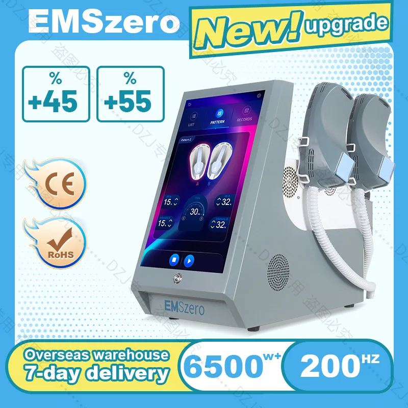 EMSzero 6500W Machine EMS Body Slimming Sculpting Fat Burning Nova Weight Lose Electromagnetic Muscle 2025