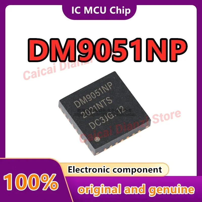 Chip controlador IC Ethernet, paquete de piezas Original y genuino, 30-10 QFN-32, DM9051NP, 3.135V ~ 3.465V