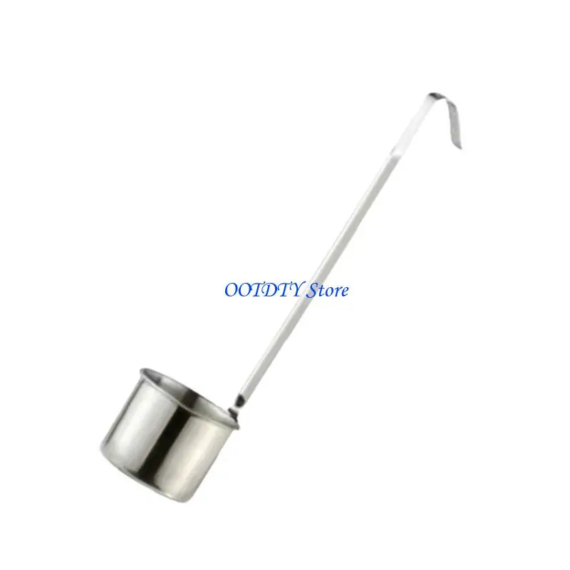 367A 304 Stainless Steel Wine Dipper Portable Wine Ladle Spoon for Outdoor Travel
