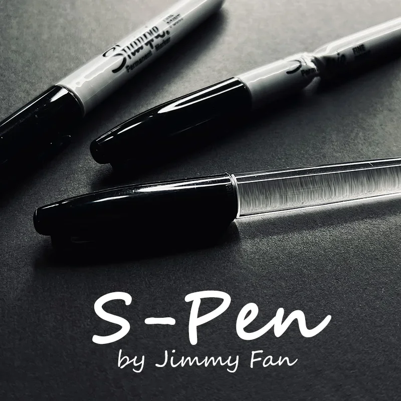 

S-Pen By Jimmy Fan Multi-function Signature Pen Mentalism Magic Tricks Illusions Gimmick Close up Magic Props Prediction Fun