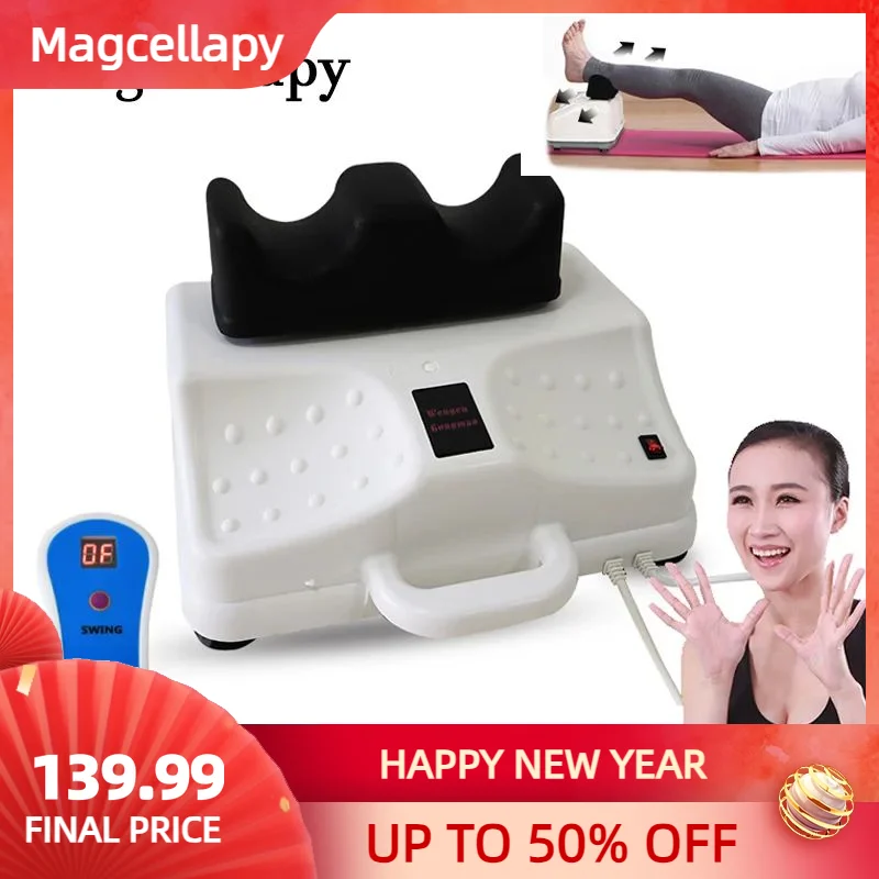 Electric Swing Machine Leg Relaxer To Relieve Muscle Soreness Fitness Massager Electric Physiotherapy Chiropractic Relaxation