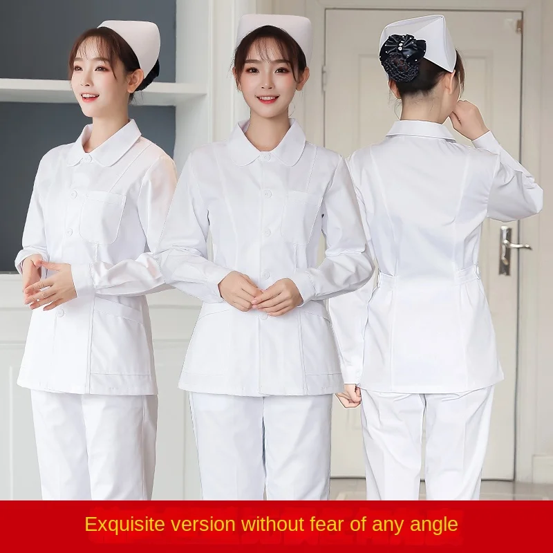 Nurse's dress Long sleeve women's suit separate summer short sleeve short two-piece dental work suit for doctor nursing staff