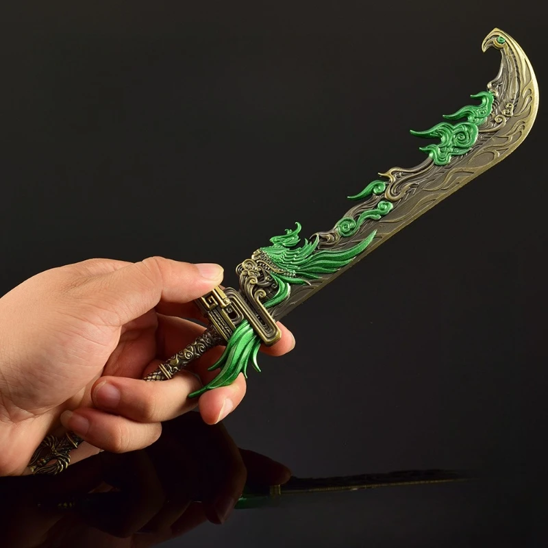 30 cm Longque Broadaxe Naraka: Giochi Bladepoint Modello periferico Figura bambola Decorazione Collezione di giocattoli Decorazioni per la stanza Giocattolo regalo