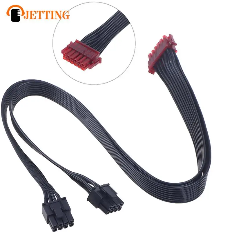 50CM 12pin To Dual Pci-e 8pin (6 + 2pin) Power Cord Psu Module Graphics Cable Card For Enerm Power Cable