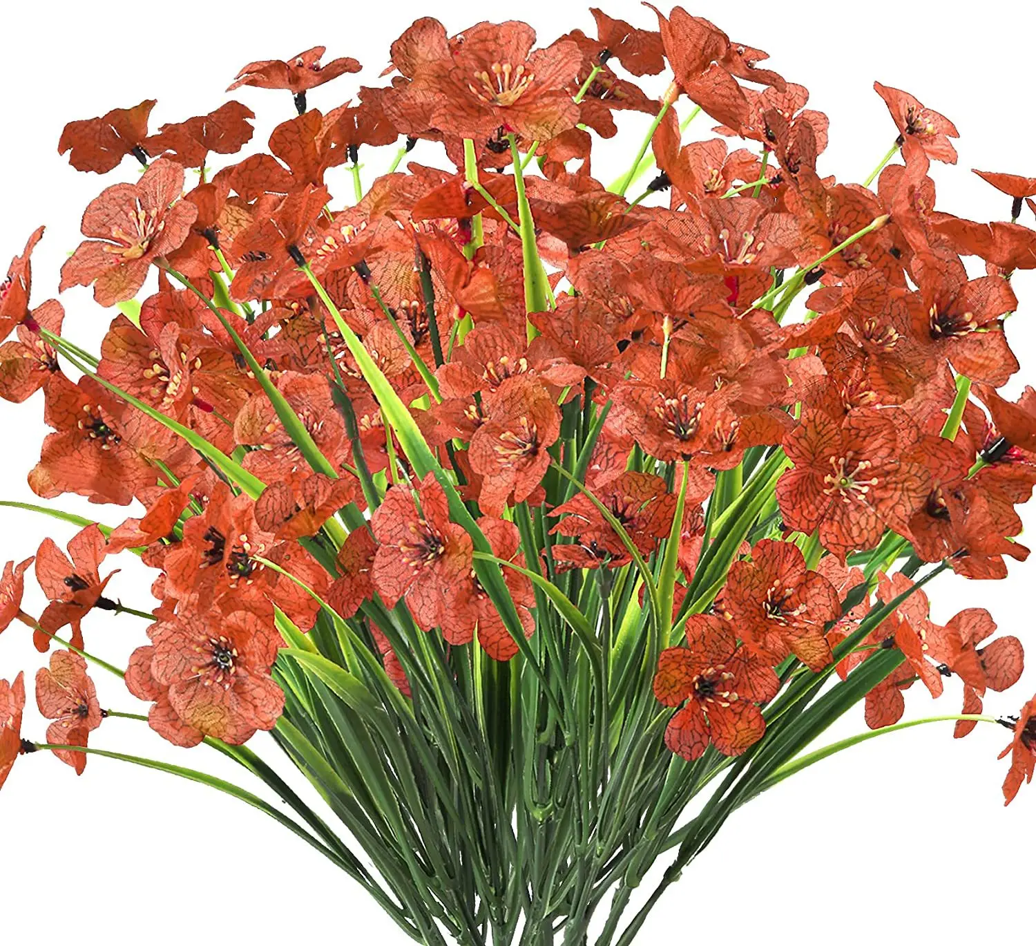 Künstliche Frühlingsgras-Veilchen verblassen nicht, 35 cm, Kunststoffpflanzen, Outdoor-Gartendekoration, künstliche Blumen, Familienparty-Dekoration – Detail 18