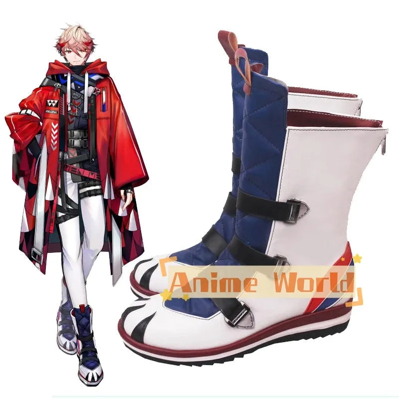 가상 YouTuber VOLTACTION Seraph Dazzlegarden 코스프레 신발 할로윈 카니발 부츠 맞춤 제작