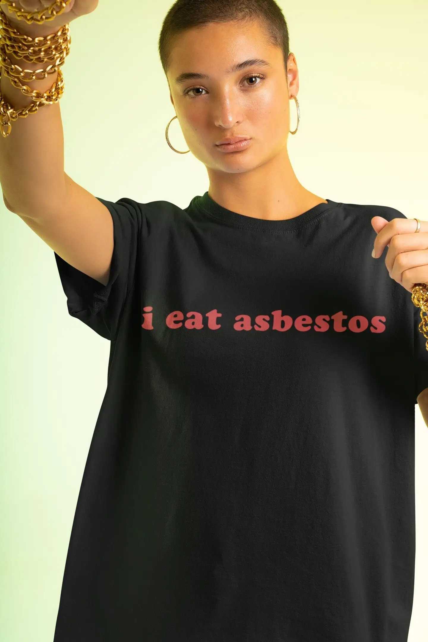 I Eat Asbestos T Shirt Funny Meme Saying Rude Oddly Specific Emo Clothing Ironic Offensive