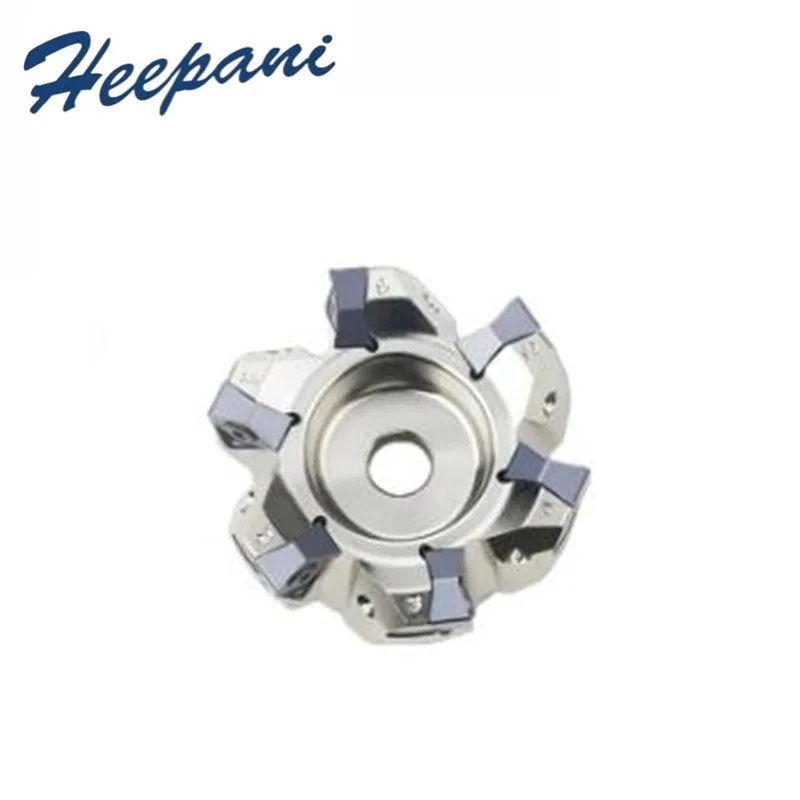 90Degrees MFWN Double-Sided Hexagonal Plane Heavy Cutting Milling Cutter Disk Rough Machining WNMU080608 Fast Feed Milling Blade