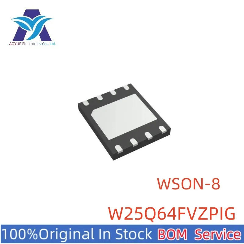 Chip de memoria de serie One Stop BOM, oferta de servicio, W25Q64FVZPIG W25Q64FV p/n: 25Q64FVIG 25Q64FVIQ 25Q64FVIF WSON-8