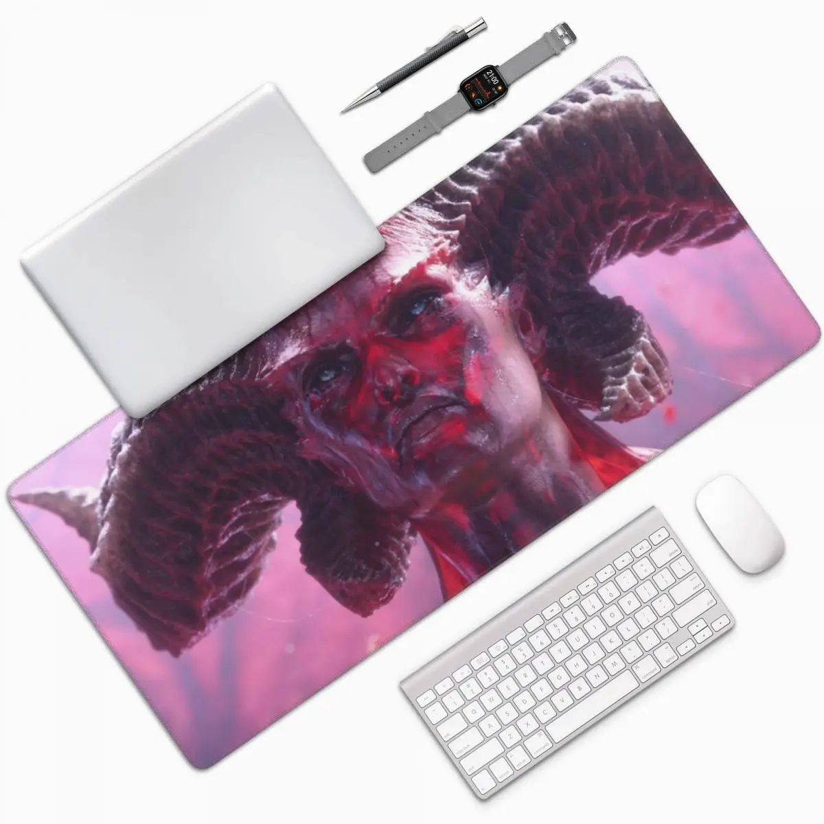 Lilith Diablo 4 Horror Game PC Desk Mat Mousepad XXL Laptop Rubber Computer Mouse pad